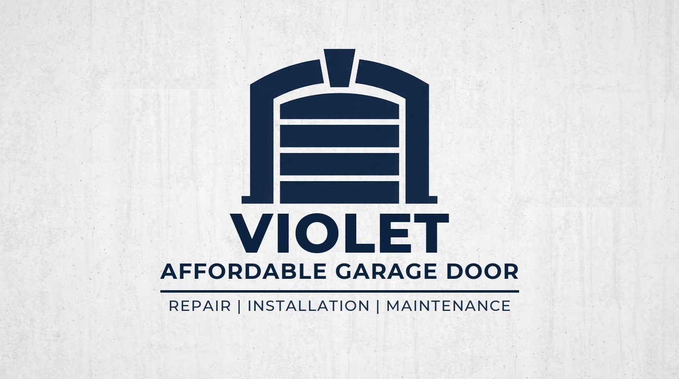 Violet Affordable Garage Door Logo
